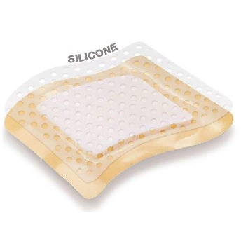 SUPRASORB P SILICONE FOAM WITH BORDER